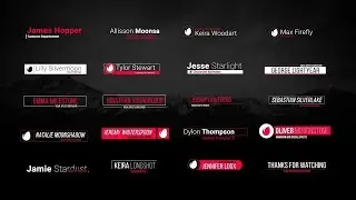 20 FREE Lower Third Premiere Pro Motion Graphic Templates ||