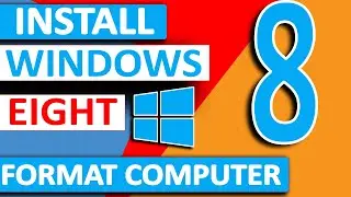 Install Windows 8 from USB or CD  | Format Computer | Install windows using Bootable USB