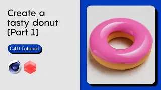 Easy procedural donut | Beginner | Cinema 4D | Redshift