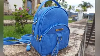 Mini mochila dupla 3 em 1 @SandrinhaAtelie