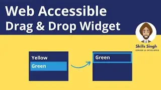 HTML Drag and Drop [2021]: Simple Steps to make it Web Accessible. | Digital Accessibility Tutorial