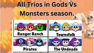 Every Brawl Stars Trio (August 1st 2024)