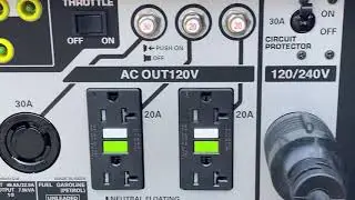 Level 2 EV charging from Honda EU7000i generator