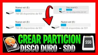 Create Hard Drive Partitions in Windows 10 QUICKLY AND EASILY ✅ Without Programs 2026