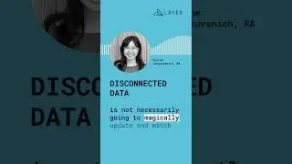 Disconnected Data in Architecture