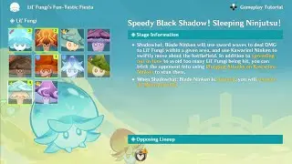 Genshin Impact ✨Lil’ Fungi’s Fun-Tastic Fiesta, Speedy Black Shadow! Sleeping Ninjutsu!