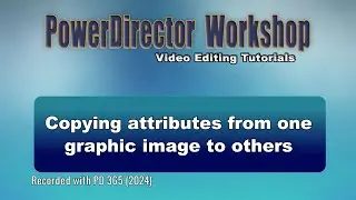Copying attributes from one graphic image to others