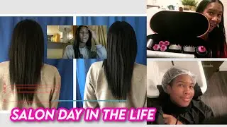 MY SUBSCRIBERS CHOOSE MY TRIM LENGTH RESULTS + SALON TOUR