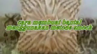 cara membuat bantal unik ( metode Smock) hasil jutaan