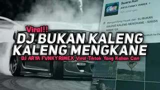 DJ BUKAN KALENG KALENG MENGKANE | DJ ARYA FVNKY RIMEX