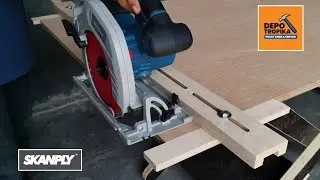 Make A Circular Saw Guide & Table Saw Fence Homemade - DIY Woodworking Tools