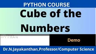 Python Program to Calculate the Cube of the Numbers in the List
