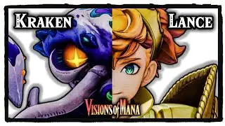 Visions of Mana - Boss: Kraken vs Lance (No Damage)