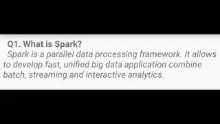 Top 28 spark Interview Questions and Answers || Apache spark || cluster - computing framework