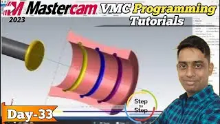 Mastercam 2024 Tutorial: Undercut Groove Programming Step-by-Step - CNC Machining 
