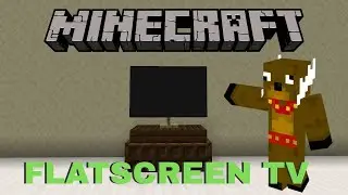 How To Make A FlatScreen TV In Minecraft