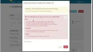 Foreman 1.7: build review page New