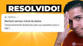 nenhum serviço móvel de dados temporariamente desativado pela sua operadora