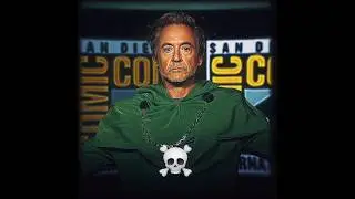 “ RDJ is Back ” as Doctor Doom #rdj #sdcc #avengersdoomsday #doctordoom