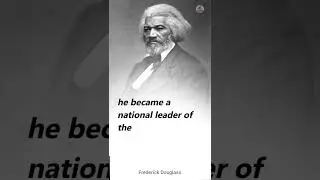 Frederick Douglass Biography 