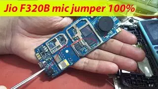 Jio phone F320B mic jumper 100% solution 2024.