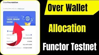 Over Wallet Allocation Checking || Functor Network Testnet Guide & Earn 200 $FUNC ||