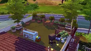 Roof Patio | Stop Motion | The Sims 4