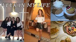 week in my life: traveling to baltimore, lots of YUMMY food, + getting back into a routine!