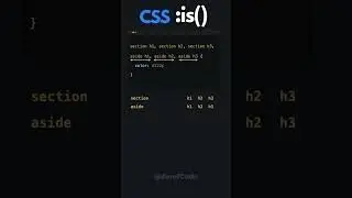 is() - CSS