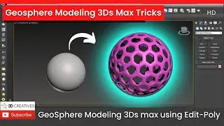 Geosphere 3Dsmax Modeling Tricks - 3ds max tutorial