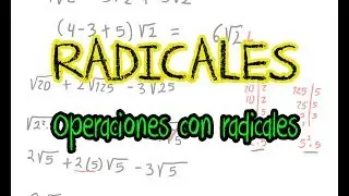 Operaciones con Radicales - Ejemplos Simples