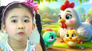 Nhạc Thiếu Nhi Vui Nhộn Hay Nhất Của Bé Candy Ngọc Hà - Con Gà Gáy Le Te - Đàn Gà Trong Sân