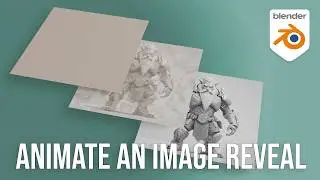 How to animate an image reveal in Blender