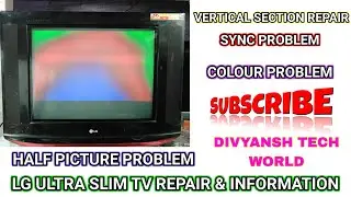 LG ULTRA SLIM TV HEIGHT PROBLEM || SYNC PROBLEM || COLOR PATCH PROBLEM