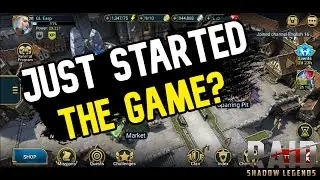 Raid Shadow legends: Beginners guide series: #4 Home screen and startup icons explained