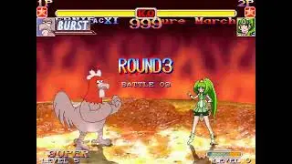 Mugen Giant Chicken XI(me) vs Cure March(CPU) - Try to defeating another cheap character