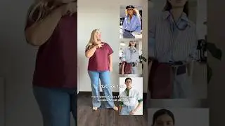 Повторяю Pinterest-тренд на 58 размер — рубашка на рубашку🤍