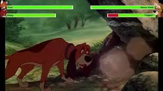 Tod and Vixey vs. Amos Slade and Copper with healthbars