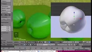 How to make an apple in Blender, plus easy coloring: Blender 3D tutorials
