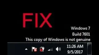 HOW TO FIX BUILD 7601 this copy of windows is not genuine