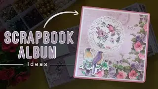 DIY BEAUTIFUL SCRAPBOOK ALBUM TUTORIAL| EASY TO MAKE WITH PRETTY LAYOUT PAGES
