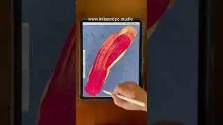 Painty color pressure settings in procreate