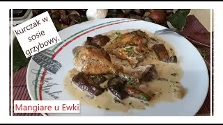 🐓🍄KURCZAK W SOSIE GRZYBOWYM-PALCE LIZAC-POLLO CON FUNGHI DI BOSCO