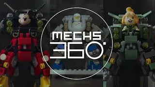 new lego mech mocs + 360º display