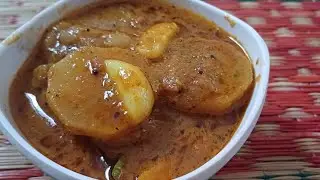 Southindian Radish Tamarind Curry Recipe