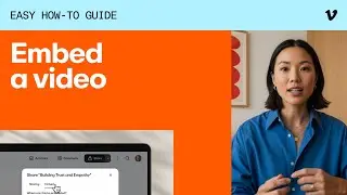 How to embed a video on Vimeo