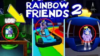 Rainbow Friends 2 aber ich muss mit allen Fahrgeschäften fahren! (MEGA FAIL...)