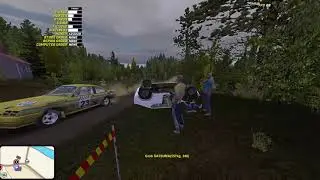 stupid rally driver BIG CRASH (my summer car)