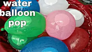 fan with water balloon pop !!