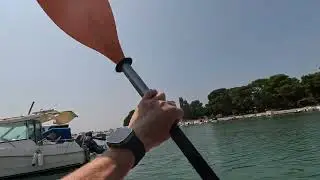 FK on Tour F1, Paddeltour durch einen Hafen